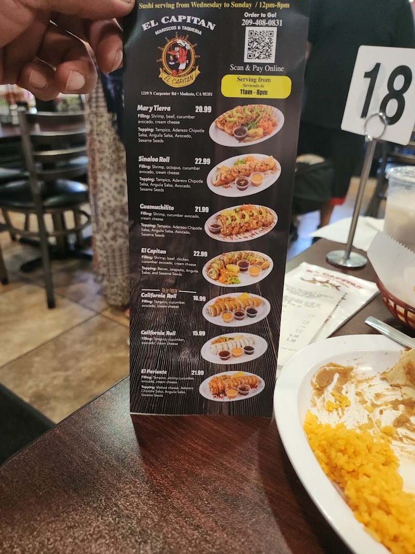 Mexican restaurant interior with casual seating.